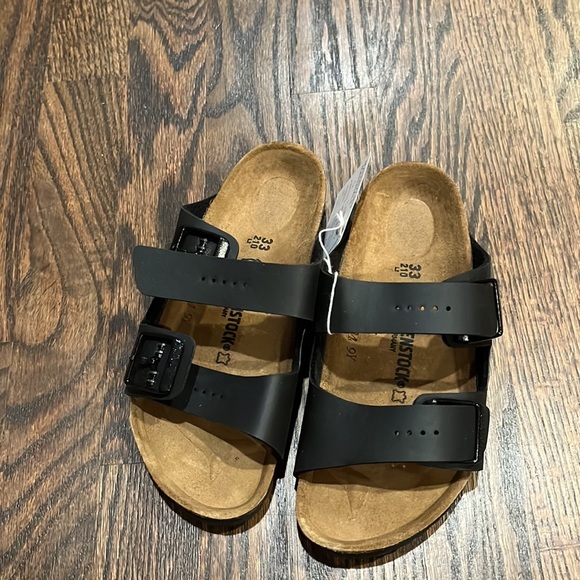 Birkenstock Kids Arizona Cork Sandals Black - Picture 4 of 4